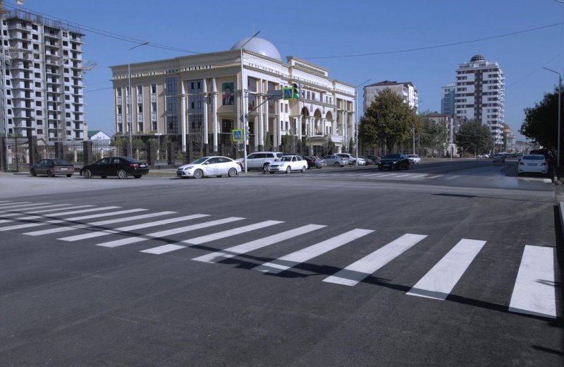 ЧЕЧНЯ. В Грозном продолжается реализация нацпроекта «Безопасные и качественные автомобильные дороги»