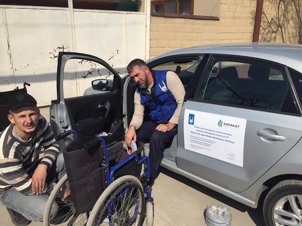 ЧЕЧНЯ. Волонтеры организовали выездную мастерскую по ремонту инвалидных колясок