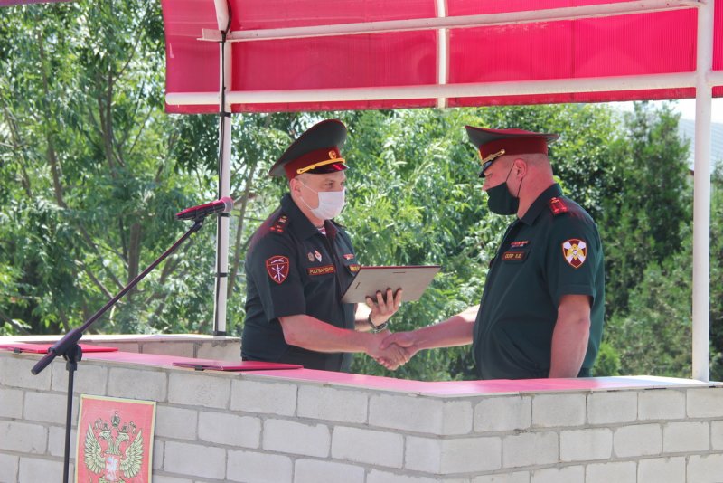 ЧЕЧНЯ. Грозненский отдельный батальон материального обеспечения Росгвардии отметил свой 20-летний юбилей