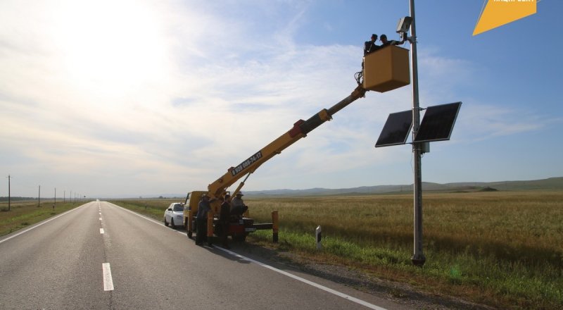 ЧЕЧНЯ. В Чеченской Республике установлены дорожные камеры на солнечных батареях