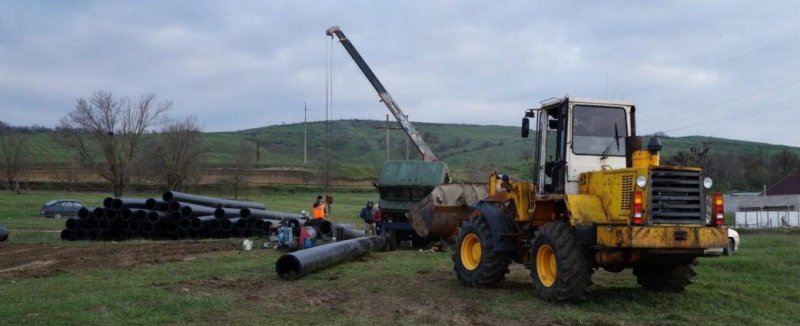 ЧЕЧНЯ. В Курчалоевском районе строят водопровод по подпрограмме, реализуемой Минстроем и ЖКХ ЧР