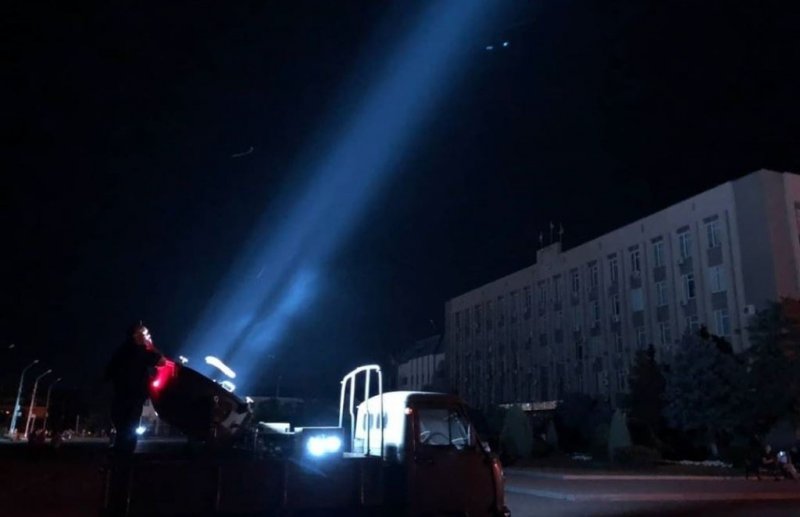 СТАВРОПОЛЬЕ. «Лучи Победы» озарили небо Прикумья