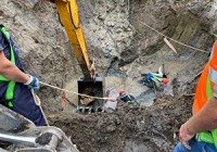 ВОЛГОГРАД. В Волгограде устраняют крупную аварию на водопроводе