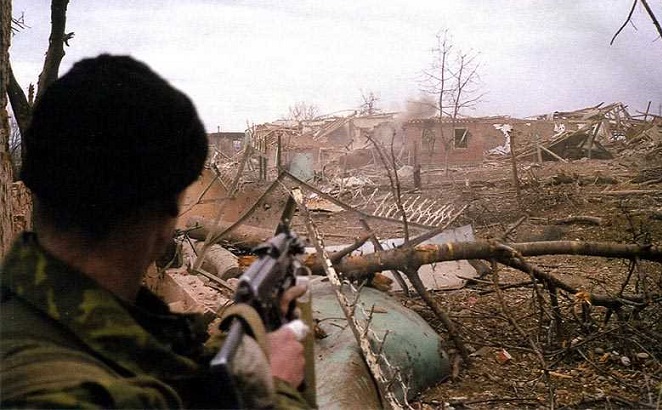 ЧЕЧНЯ. Сражение за село Комсомольское (2000 г.) .