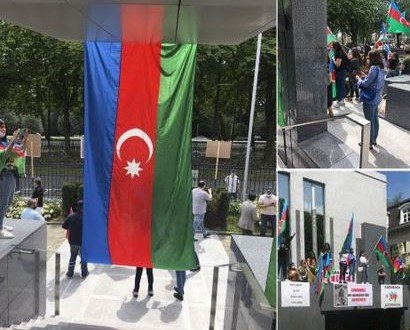 АЗЕРБАЙДЖАН. Азербайджанцы вновь вышли в Брюсселе на митинг против оккупации Карабаха