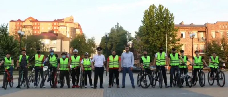 ЧЕЧНЯ. Грозненским велосипедистам рассказали о правилах безопасного вождения