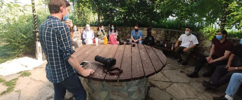 ЧЕЧНЯ. МГЕР Чечни провела тренинг на тему: «Как снимать в городе: городской пейзаж, портрет, селфи»