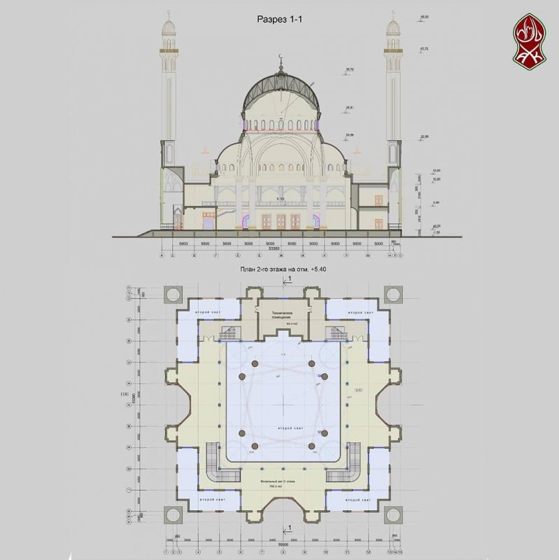 ЧЕЧНЯ. На площади «Минутка» началось строительство крупной мечети