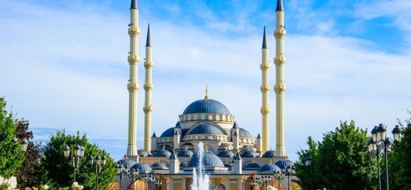 ЧЕЧНЯ. В поселке Алды г. Грозного возводится мечеть на 4 тысячи молящихся