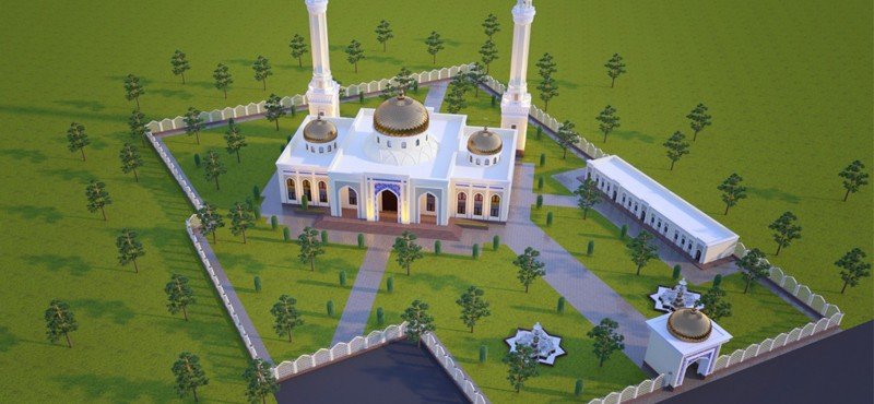 ЧЕЧНЯ. В поселке Гикало строится мечеть на 1500 мест