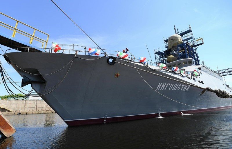 ИНГУШЕТИЯ. Малый ракетный корабль «Ингушетия» принял участие в военно-морском параде в Севастополе