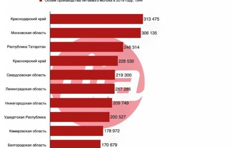 КРАСНОДАР. Краснодарский край стал лидером в России по производству питьевого молока