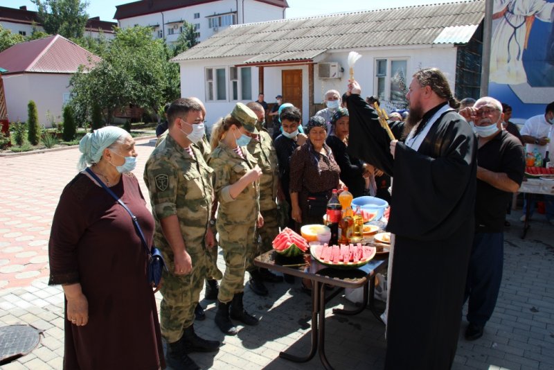 ЧЕЧНЯ. Военнослужащие ОГВ (сил) на Сев. Кавказе присоединились к празднованию Преображения Господня