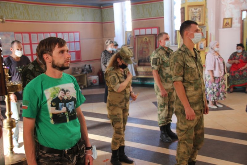 ЧЕЧНЯ. Военнослужащие ОГВ (сил) на Северном Кавказе приняли участие в праздновании Орехового спаса