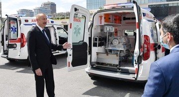 АЗЕРБАЙДЖАН. Азербайджан получил новые автомобили скорой помощи