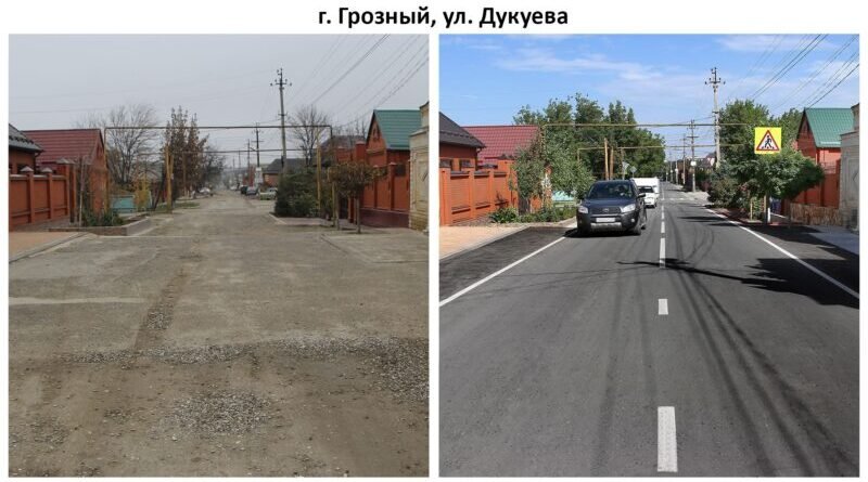 ЧЕЧНЯ.  Как дорожный нацпроект изменил улицы Грозного