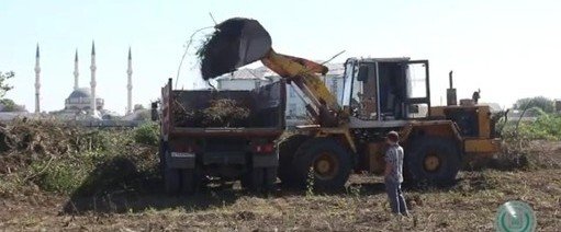 ЧЕЧНЯ. В Урус-Мартане благоустраивают территорию старого кладбища