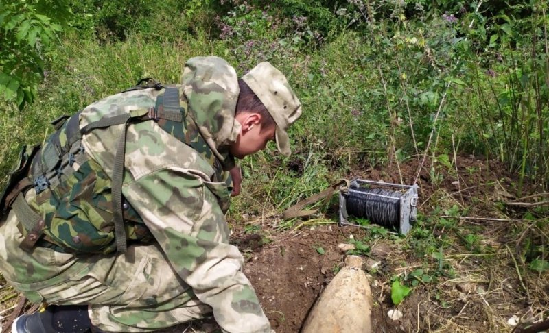 ЧЕЧНЯ. В Веденском районе обезвредили авиабомбы