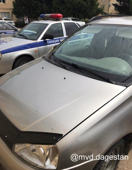 ДАГЕСТАН. В Дербенте полицейскими обнаружена угнанная «Лада-Калина»