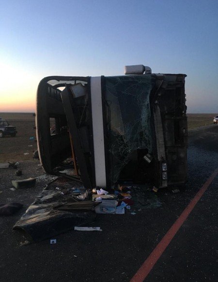 ДАГЕСТАН. В Тарумовском районе произошло ДТП с участием рейсового автобуса.