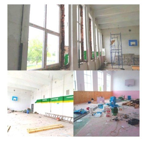 КБР. В Баксанском районе ремонтируются спортзалы сельских школ