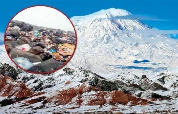 Турецкие альпинисты превратили гору Арарат в мусорную свалку