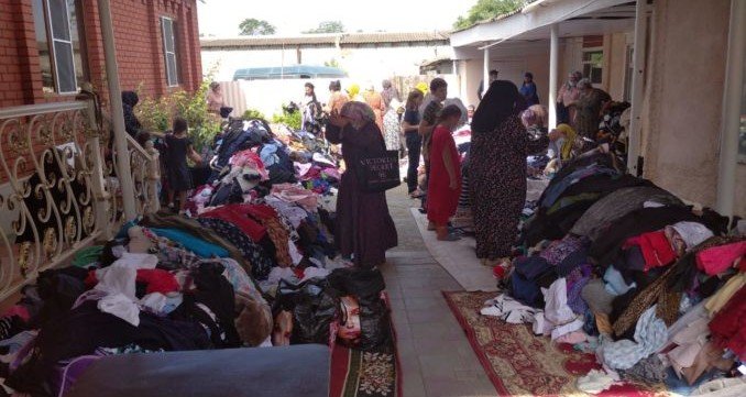 ЧЕЧНЯ. Более 2 тонн одежды роздано в рамках проекта «Добро без границ» АНО «Хайра»
