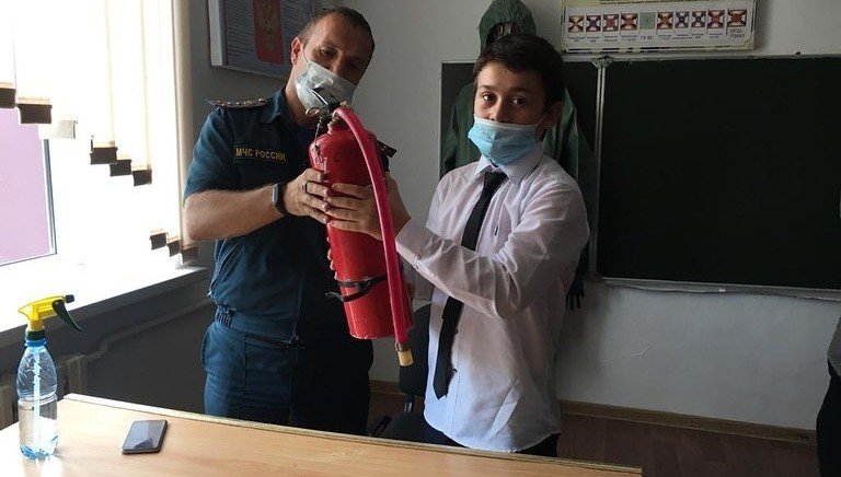 ЧЕЧНЯ. Чеченских школьников начали обучать действиям в чрезвычайных ситуациях