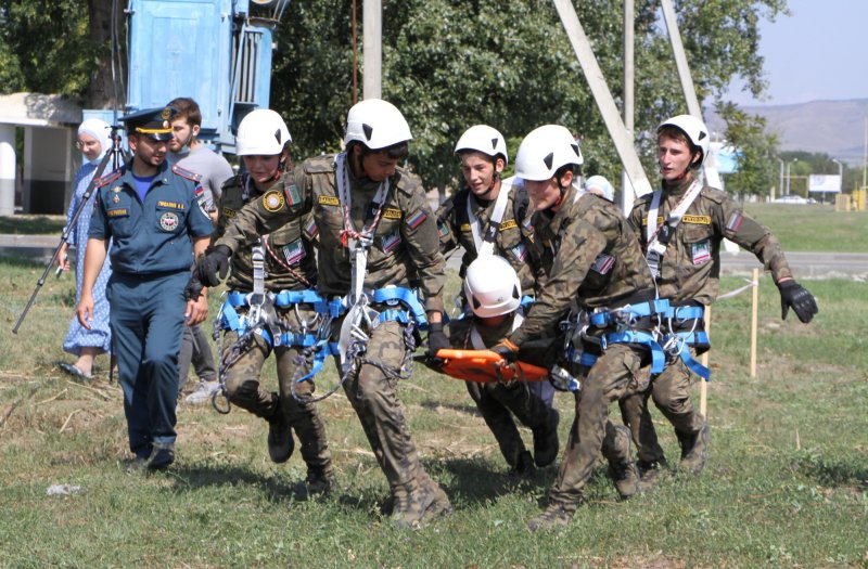 ЧЕЧНЯ. Юные спасатели из Грозного заняли призовое место на межрегиональных соревнованиях
