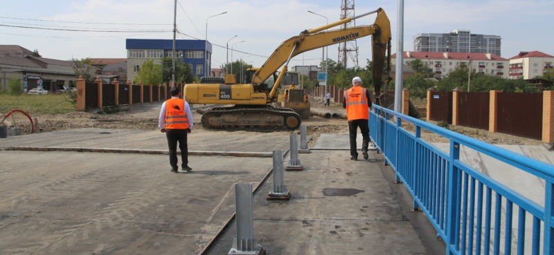 ЧЕЧНЯ. В Грозном завершаются работы на мосту на улице Слободская