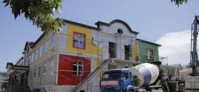 ЧЕЧНЯ. В селении Дарбанхи завершается строительство детского сада на 140 мест