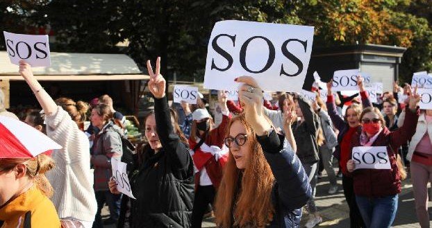 В Минске на женском марше солидарности прошли задержания