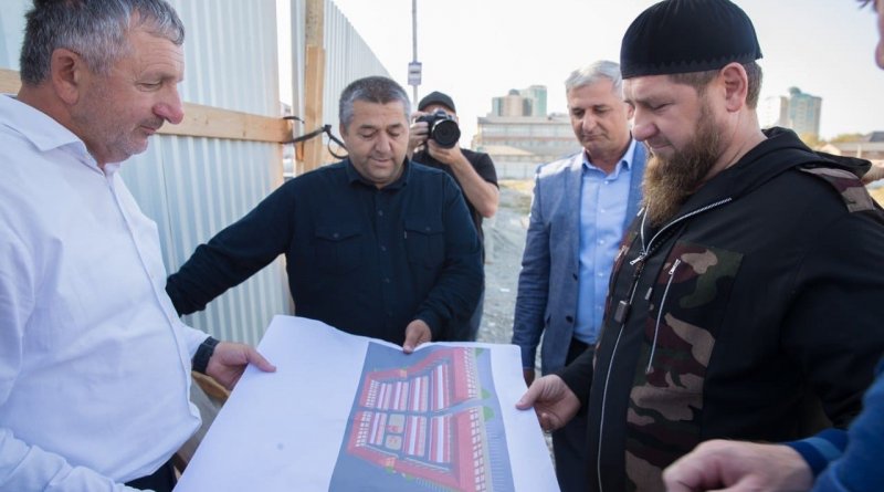 ЧЕЧНЯ. Рамзан Кадыров проинспектировал строящиеся объекты в г.Гудермес