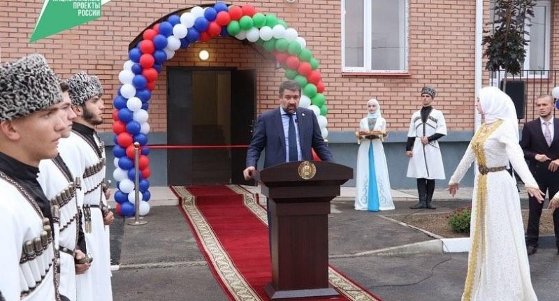 ЧЕЧНЯ. В селе Алхан-Кала построили многоквартирный дом