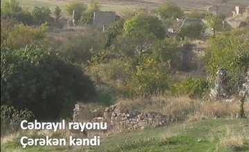 КАРАБАХ. Минобороны Азербайджана показало первые видеокадры освобожденного от оккупации джебраильского села Черекен (ВИДЕО)
