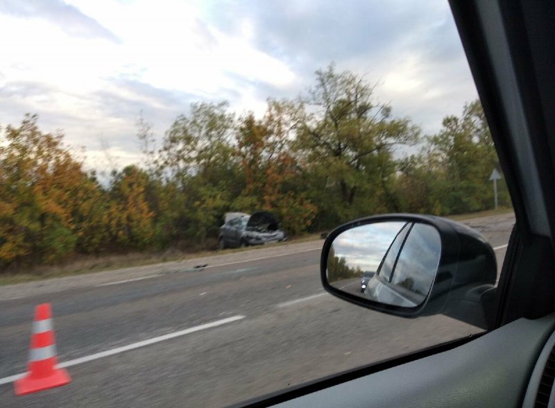 КРЫМ. На крымской трассе столкнулись автобус и две легковушки: погиб водитель, - ФОТО, ВИДЕО