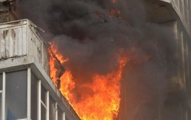 РОСТОВ. Пожар в квартире в г. Волгодонске