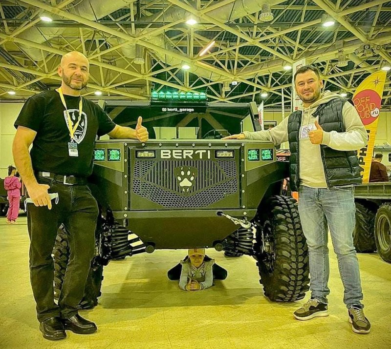 ЧЕЧНЯ.  Чеченский энтузиаст создал прототип внедорожника и назвал его «Berti»