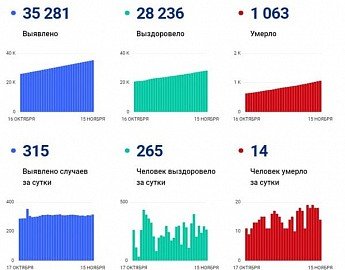 РОСТОВ. Коронавирус в Ростовской области: статистика на 15 ноября