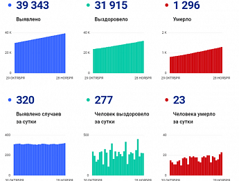 РОСТОВ. Коронавирус в Ростовской области: статистика на 28 ноября