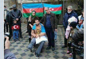 АЗЕРБАЙДЖАН. Искалеченный азербайджанский солдат: "Я пострадал во имя Родины"