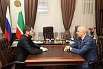 ЧЕЧНЯ.  Б. Хазбулатов провёл встречу с министром культуры ЧР