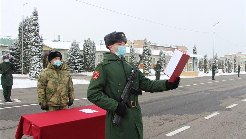 ЧЕЧНЯ. В Чеченской Республике новобранцы Росгвардии присягнули на верность Отечеству