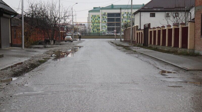 ЧЕЧНЯ.  В рамках дорожного нацпроекта в Грозном в 2021 году отремонтируют улицу Албогачиева