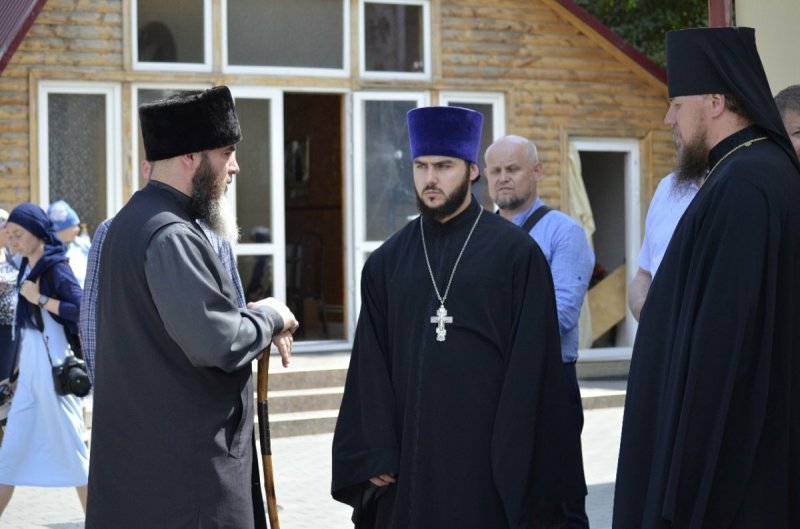 ЧЕЧНЯ. Встреча муфтия с настоятелем грозненского храма.