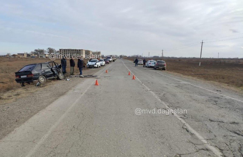 ДАГЕСТАН. Трое жителей Кизлярского района пострадали в автоаварии