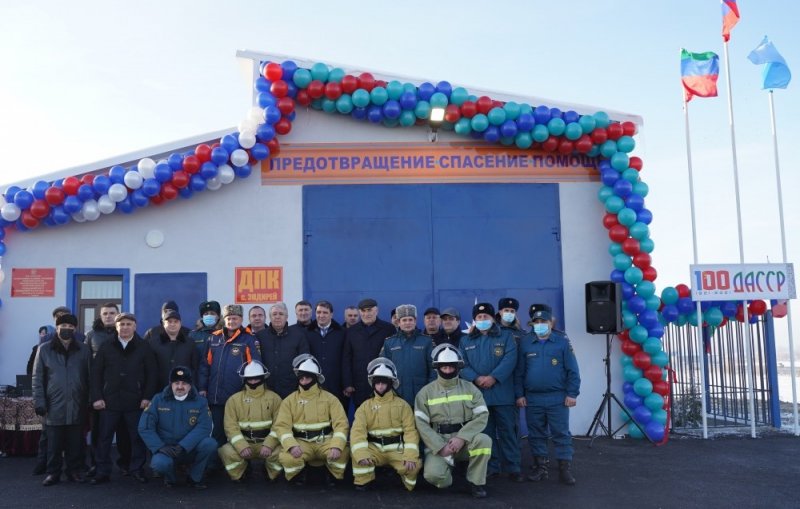ДАГЕСТАН. В преддверии Нового года в Хасавюртовском районе торжественно открыли новое пожарное депо
