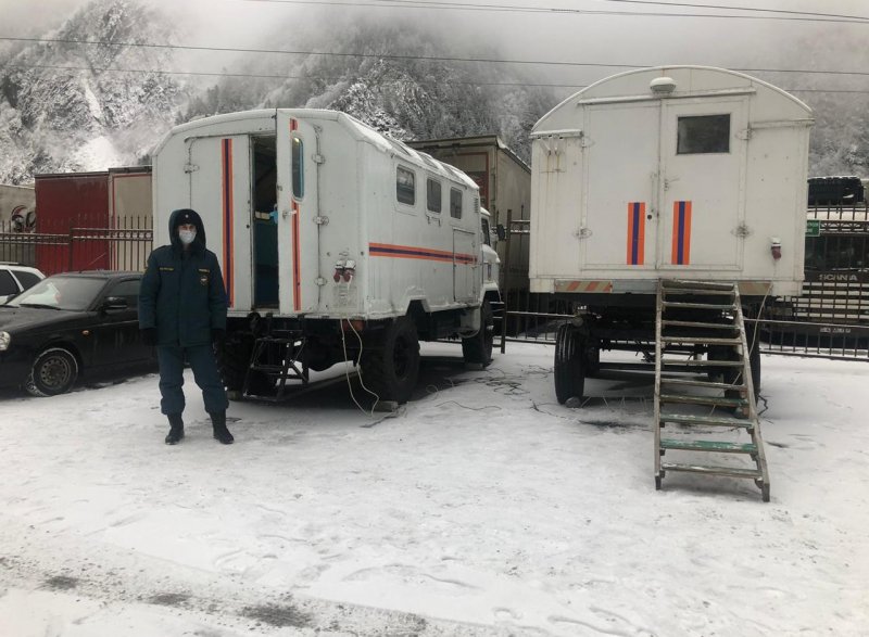 С. ОСЕТИЯ. Военно-Грузинская дорога закрыта для всех видов автотранспортных средств