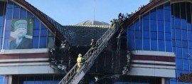 ЧЕЧНЯ. По факту пожара в спортивном комплексе "Колизей" в Грозном организована прокурорская проверка