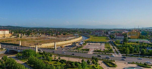 ЧЕЧНЯ. Проспект Хусейна Исаева в Грозном